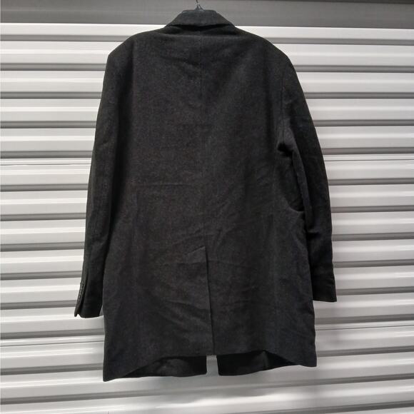 $395 NWT Calvin Klein Men's Wool Blend Coat Size 44L Gray Winter Overcoat - Picture 7 of 14